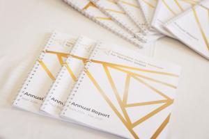 A picture of the Annual Report front cover